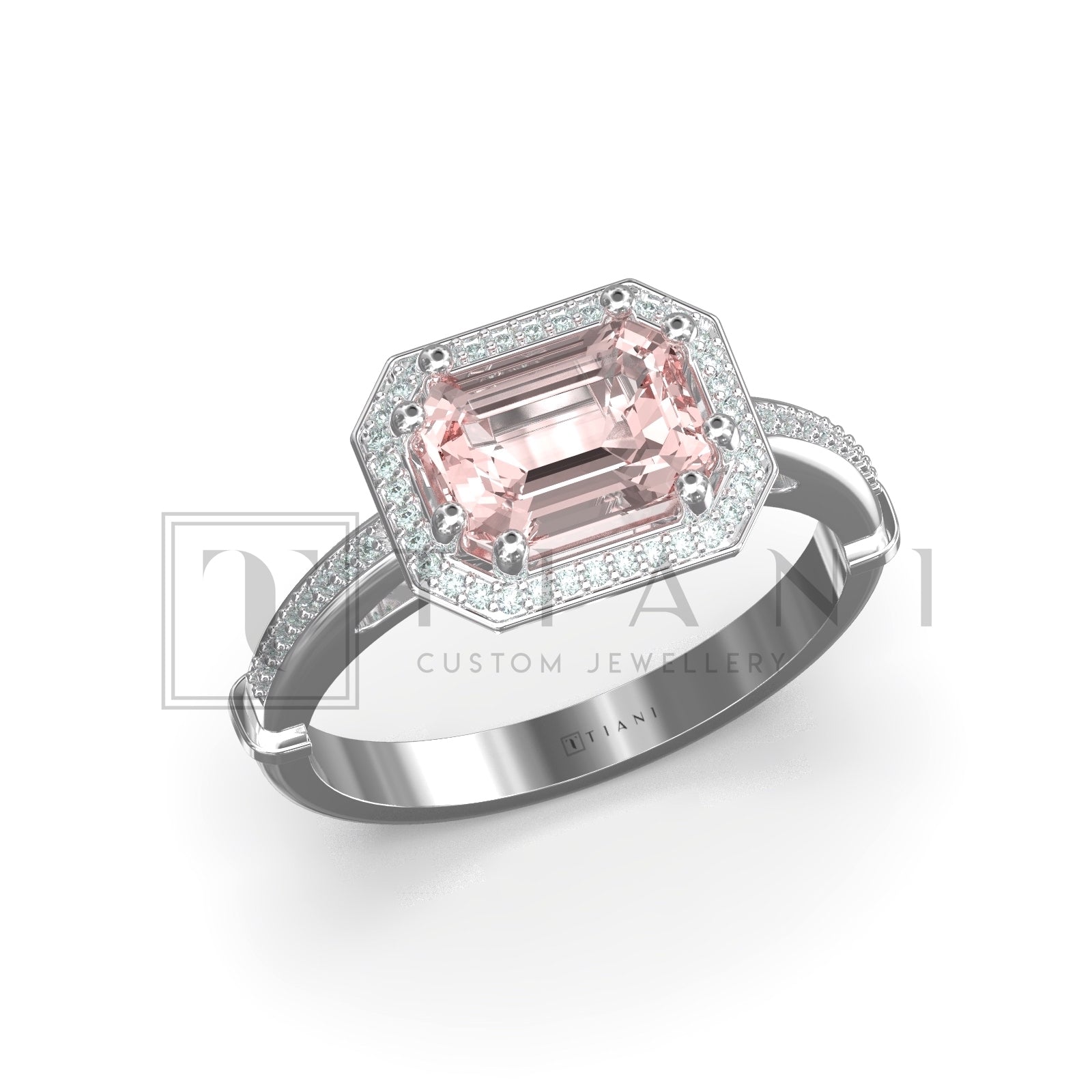 morganite engagement ring