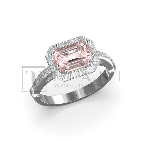 morganite engagement ring