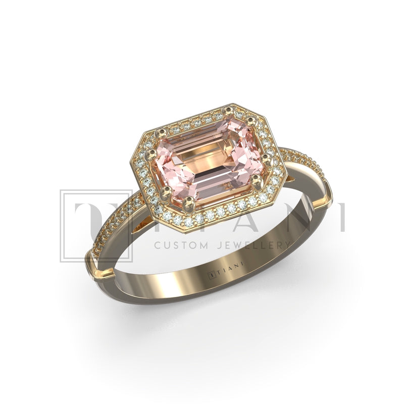 morganite engagement ring