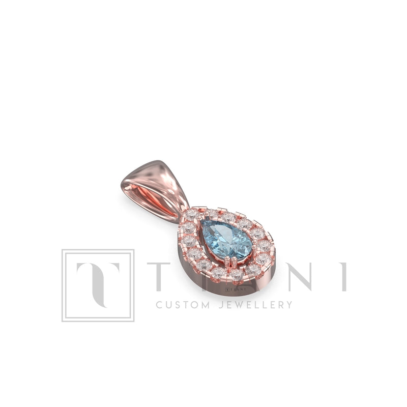 aquamarine pendant