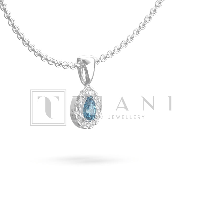 aquamarine pendant