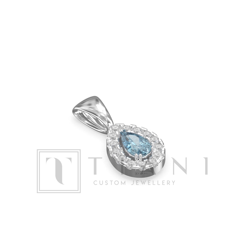 aquamarine pendant