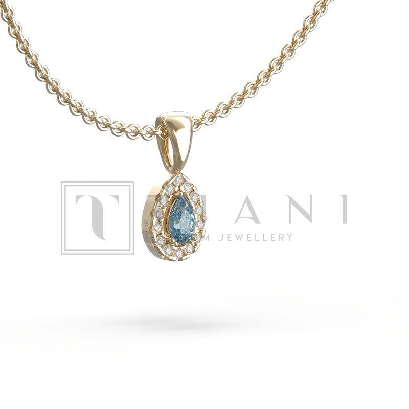 aquamarine pendant