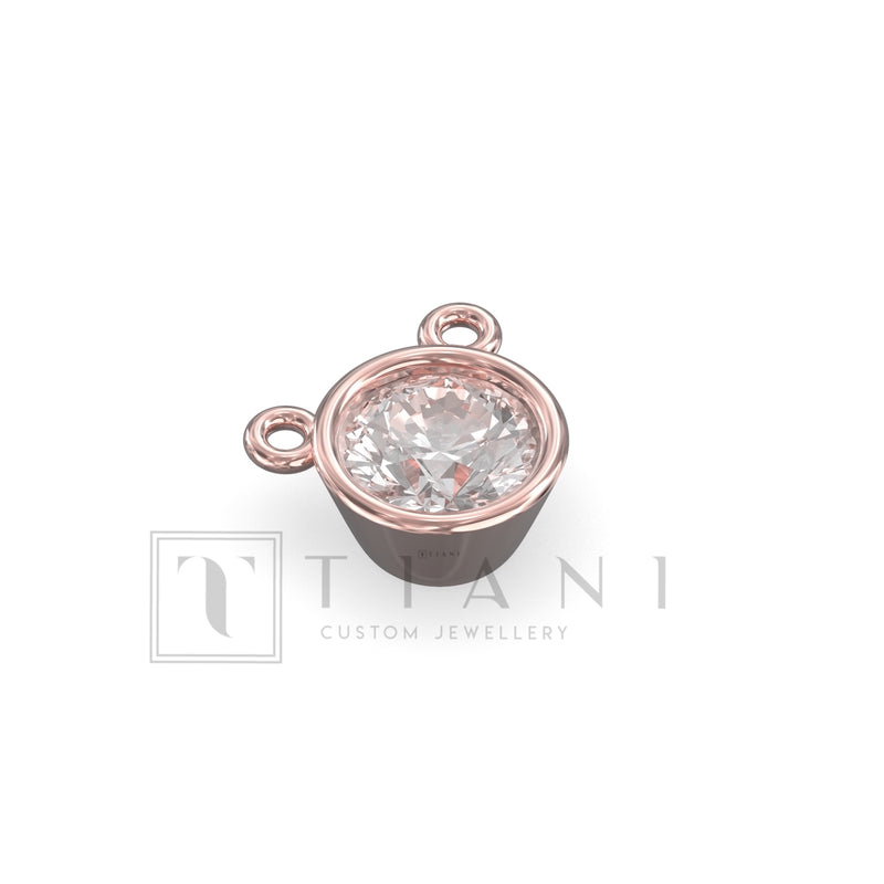 round diamond necklace 
