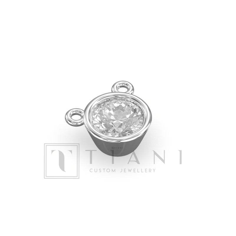 round diamond necklace 