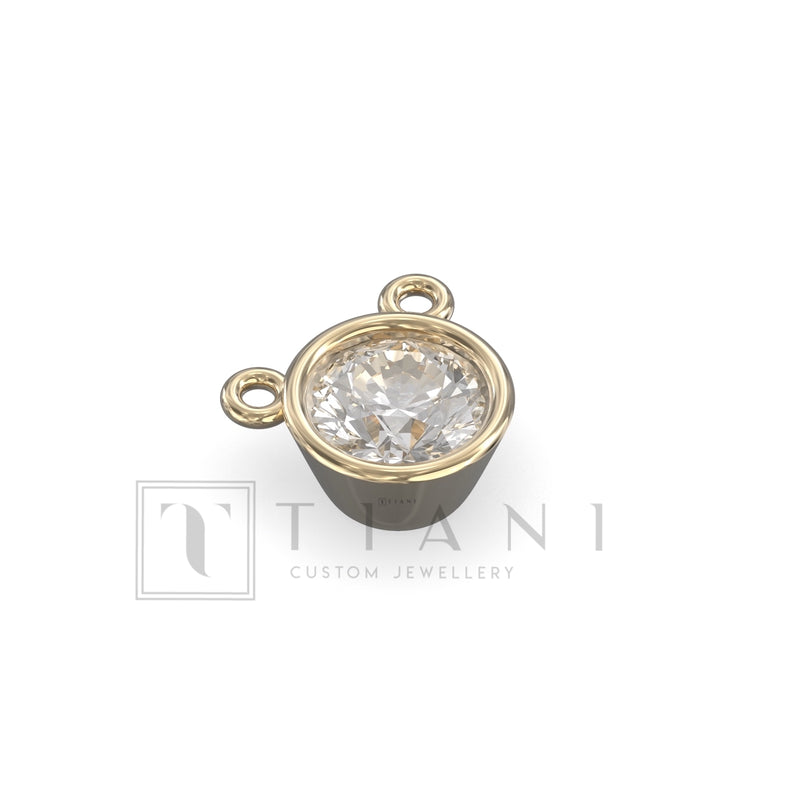 round diamond necklace 