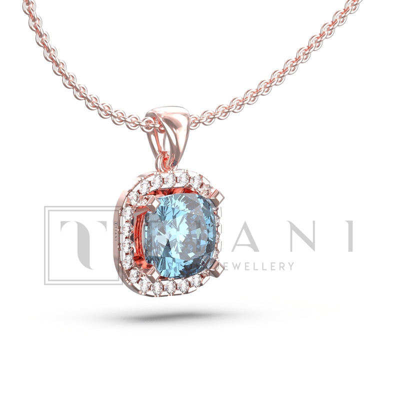 halo diamond necklace 