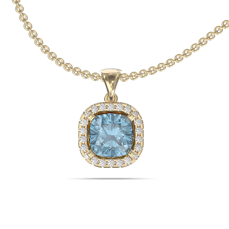 halo diamond necklace 
