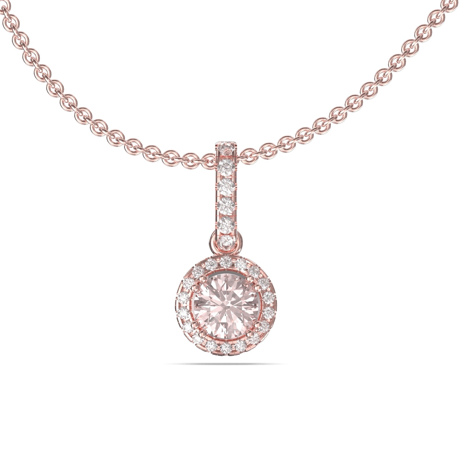 morganite necklace