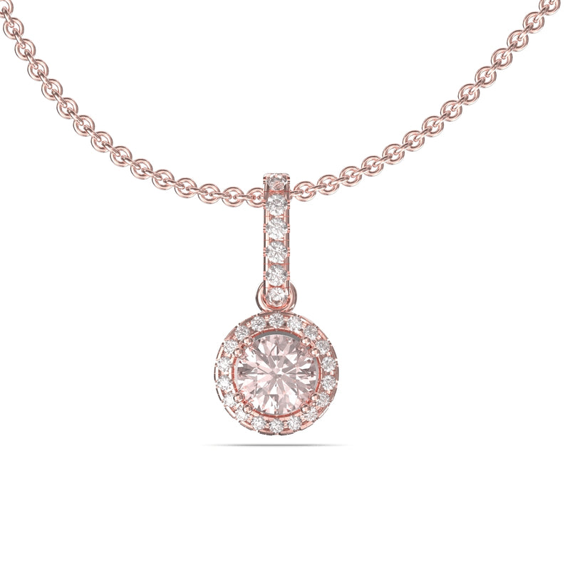 morganite necklace