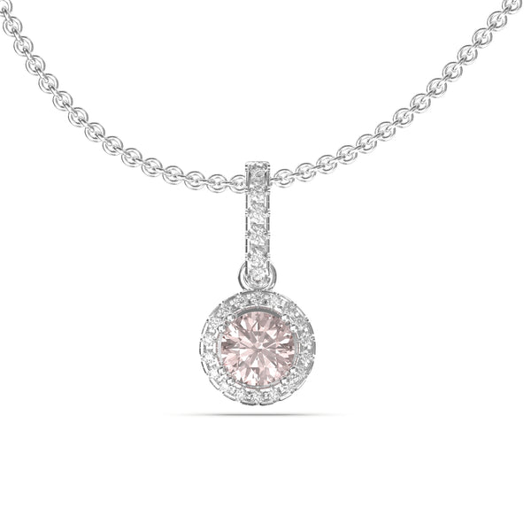 morganite necklace