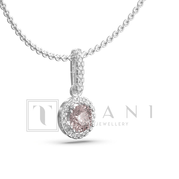 morganite necklace