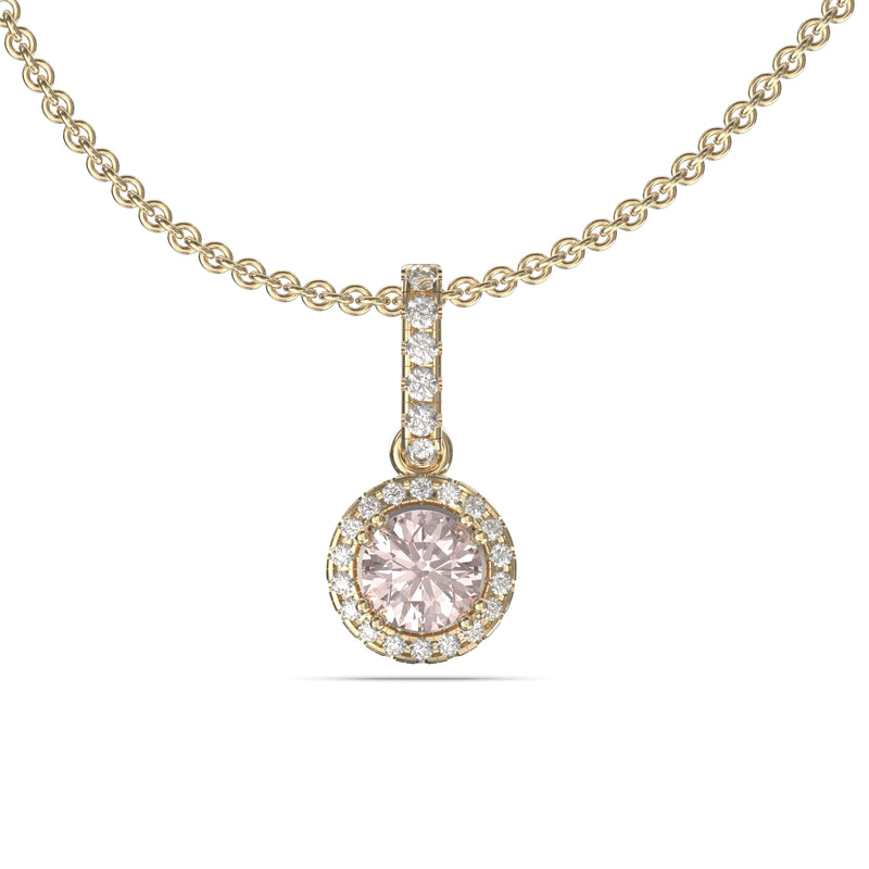 morganite necklace