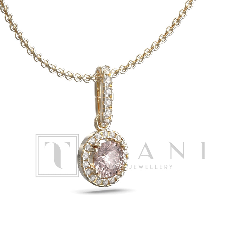 morganite necklace