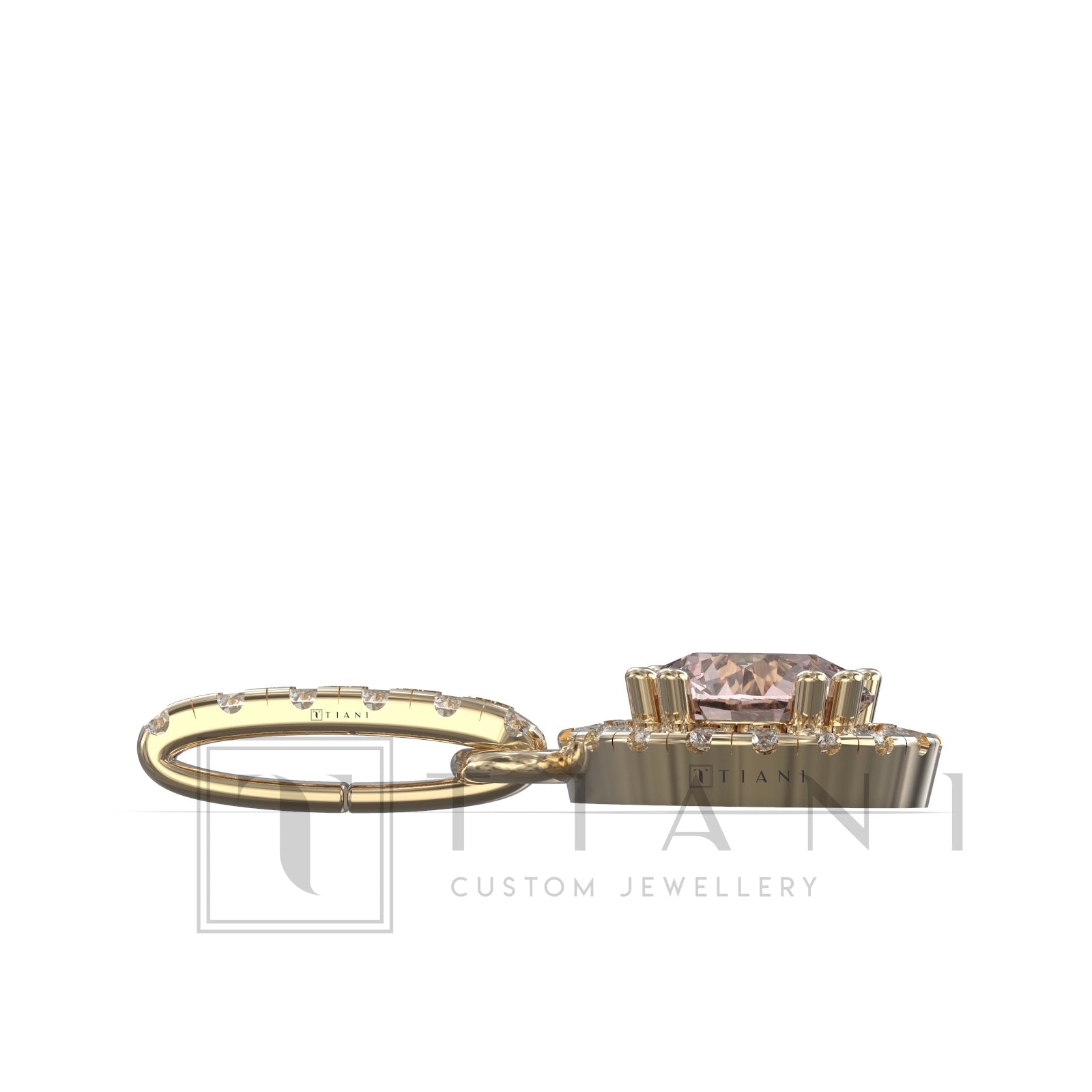 morganite necklace