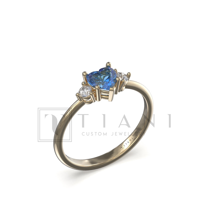 blue sapphire ring