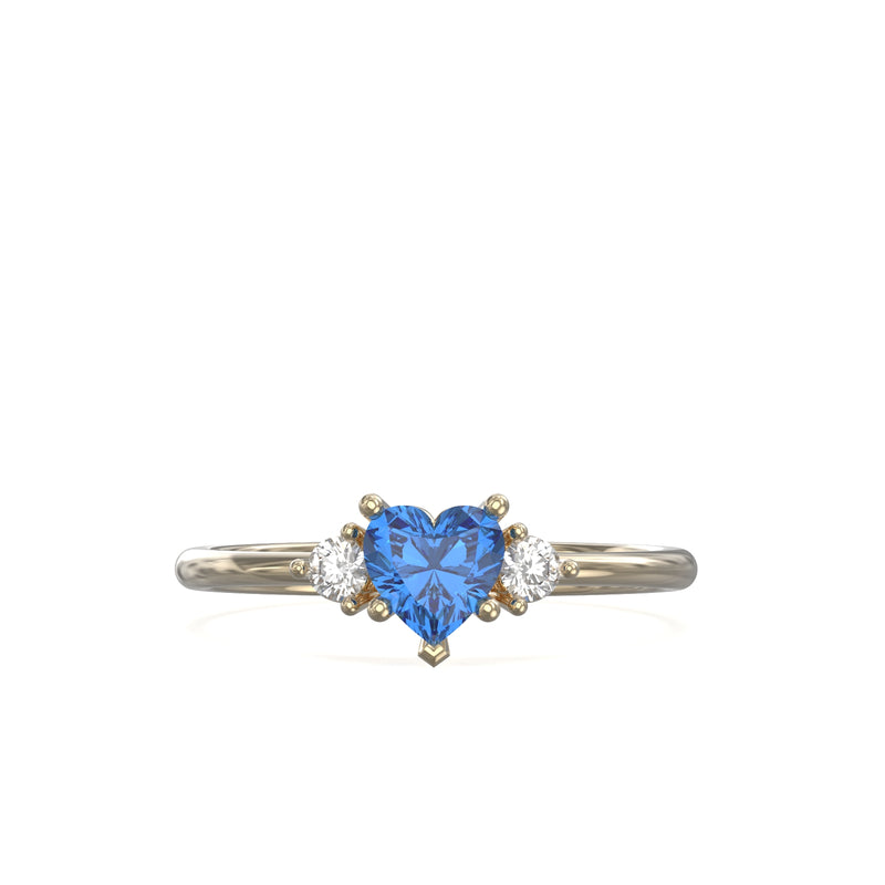 blue sapphire ring