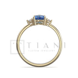 blue sapphire ring