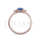 blue sapphire ring