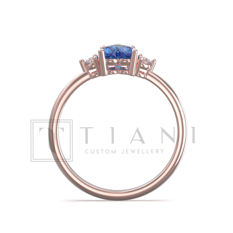 blue sapphire ring