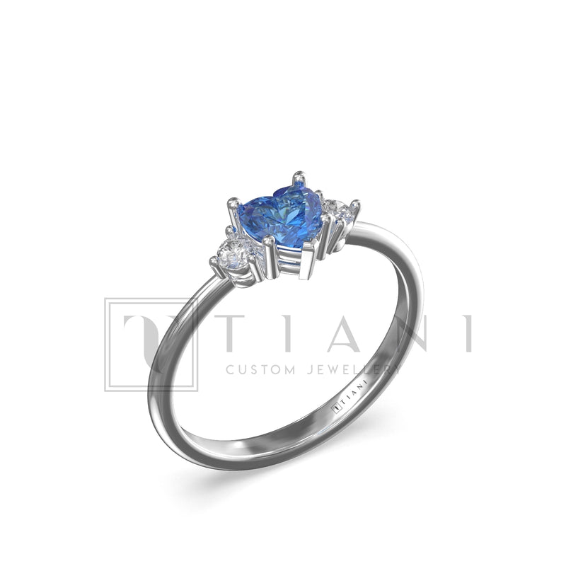 blue sapphire ring