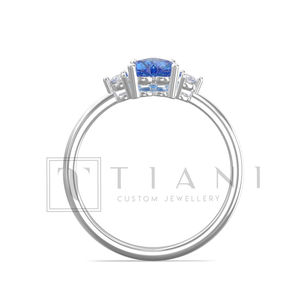 blue sapphire ring