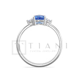 blue sapphire ring