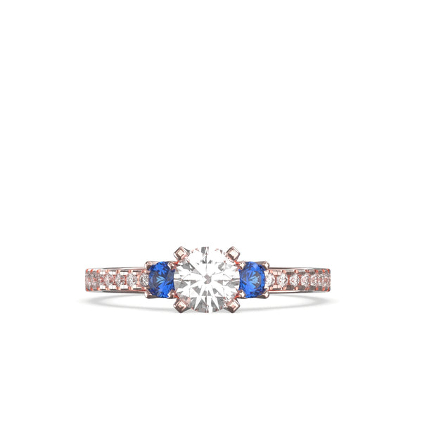 natural sapphire ring