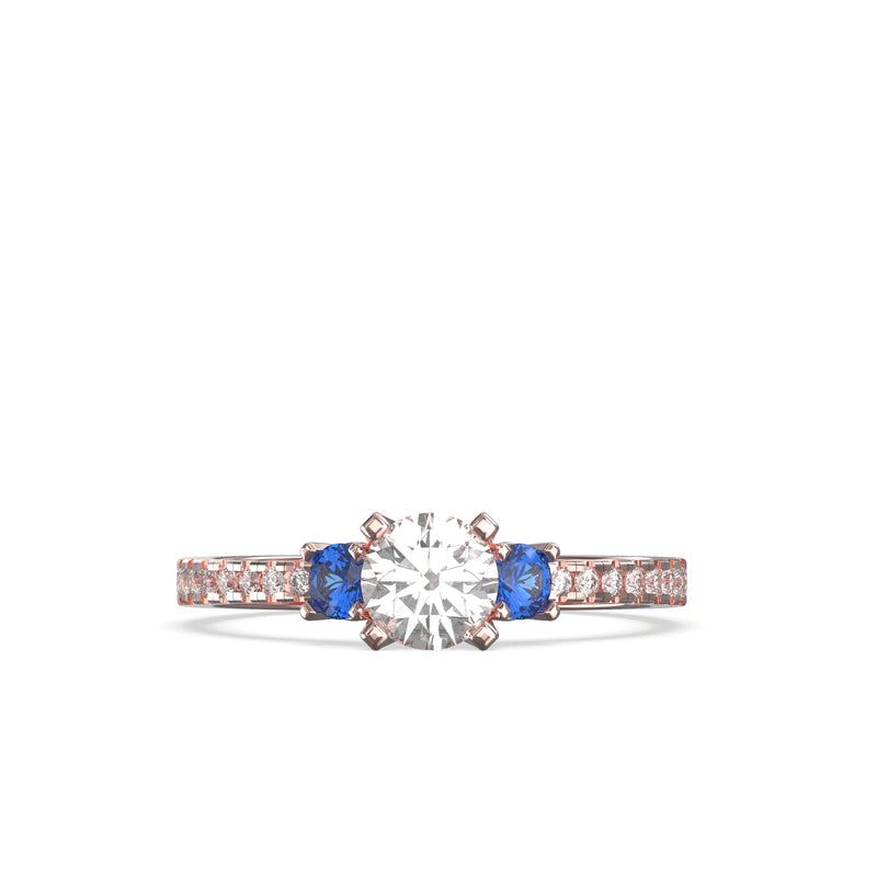 natural sapphire ring