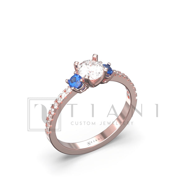 natural sapphire ring
