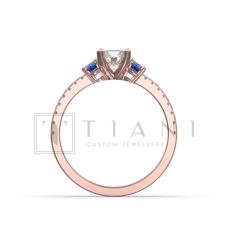 natural sapphire ring