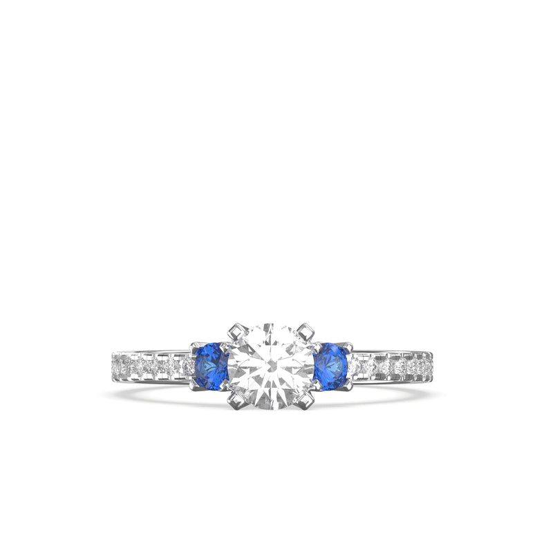 natural sapphire ring