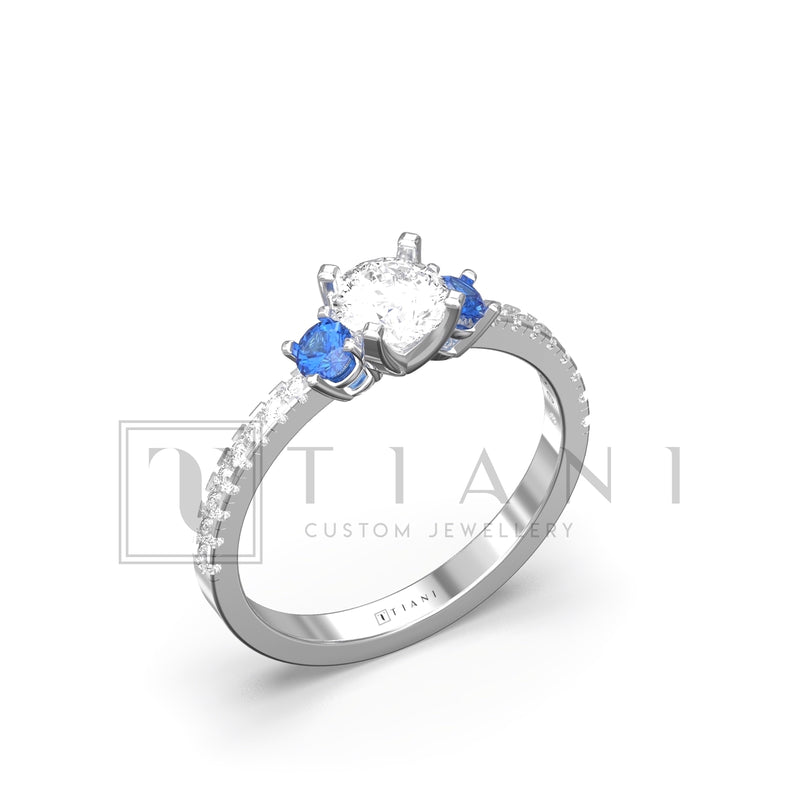 natural sapphire ring