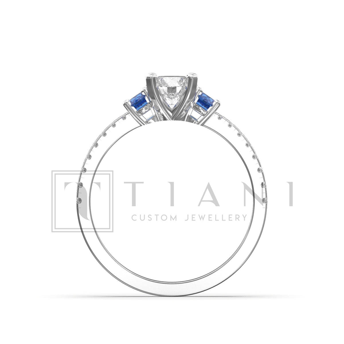 natural sapphire ring