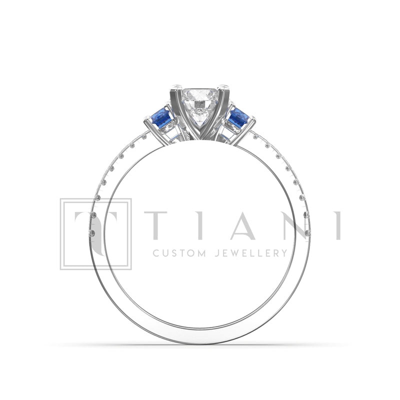 natural sapphire ring
