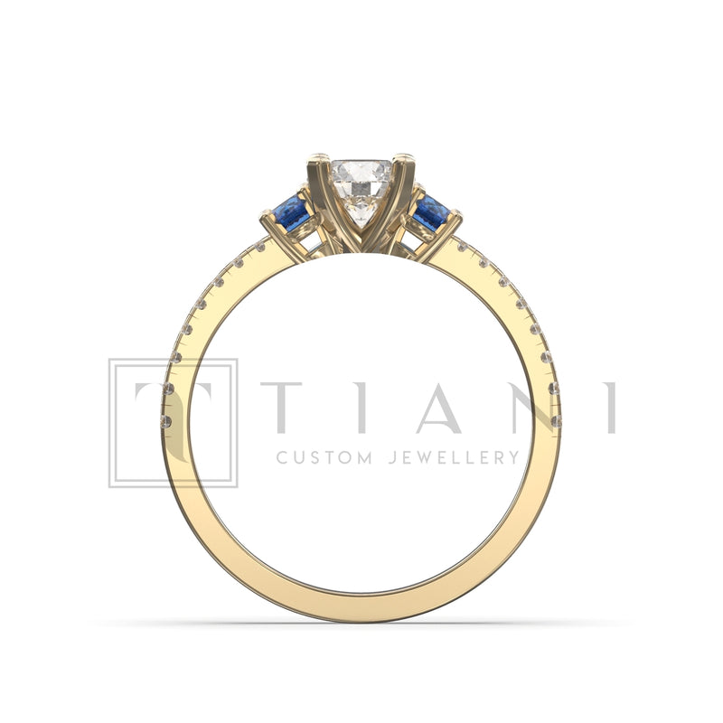 natural sapphire ring