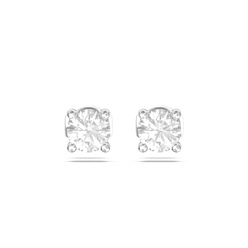 white gold diamond earrings