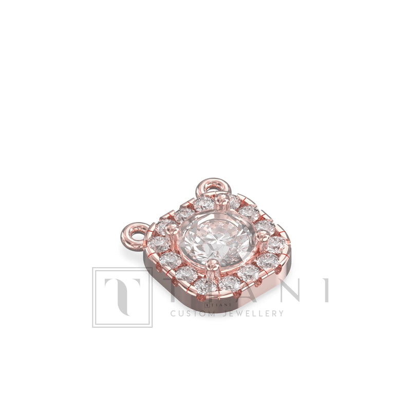  square diamond necklace