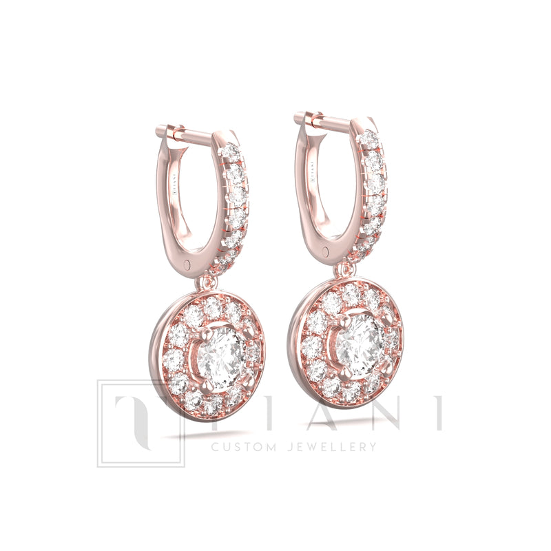 drop diamond earrings