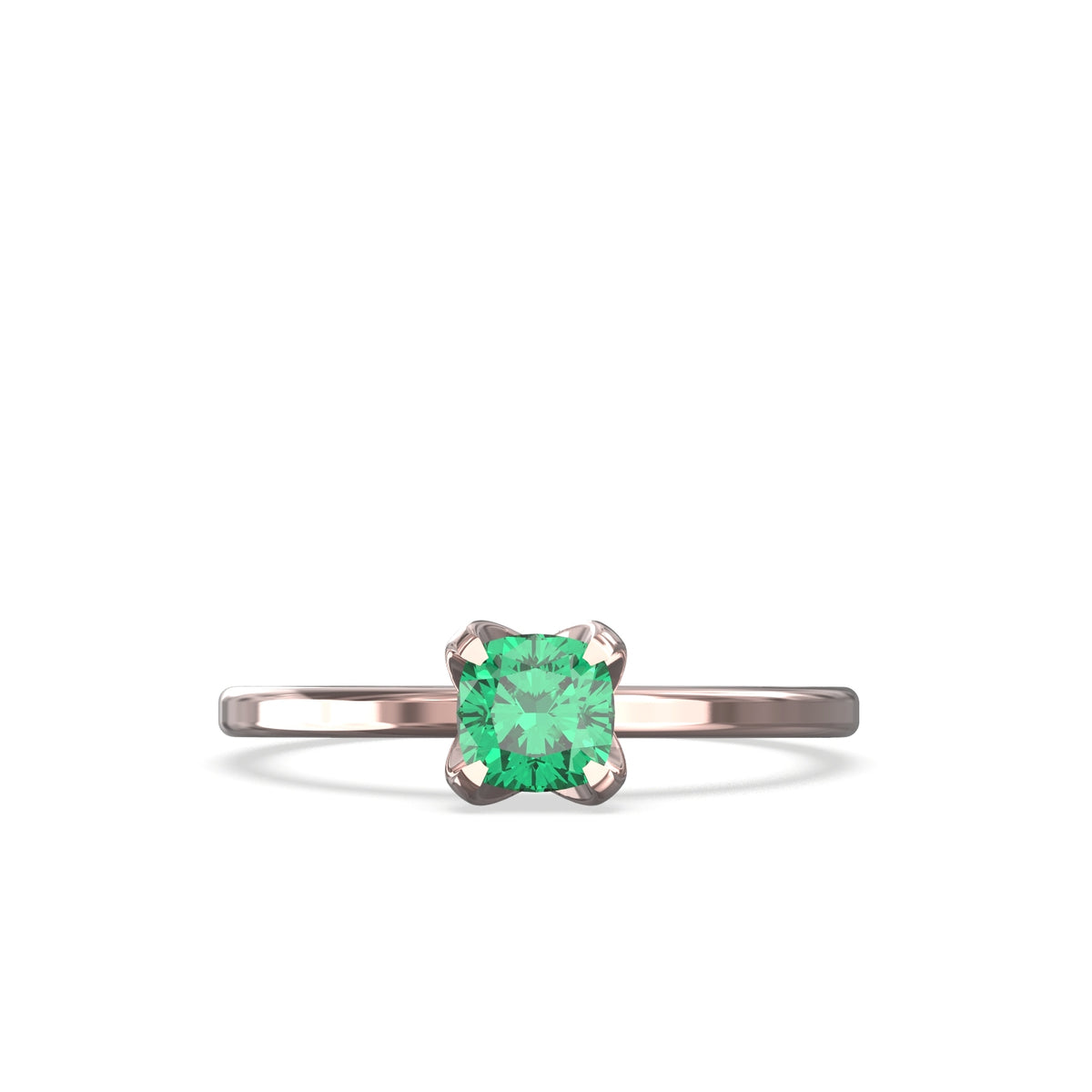 natural emerald ring