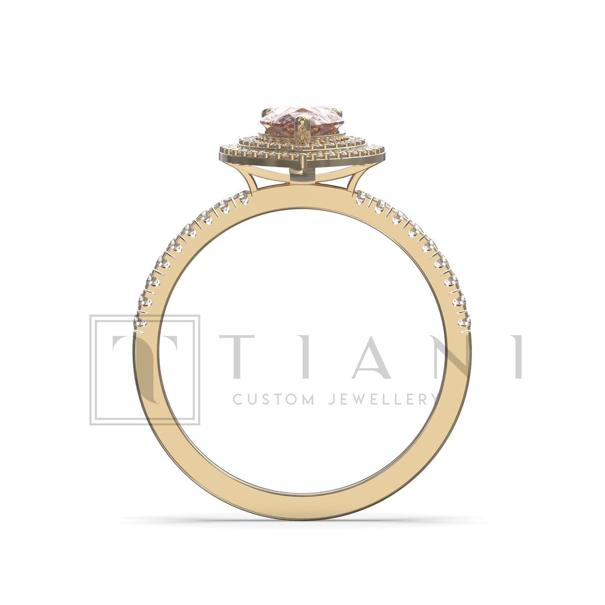 diamond halo engagement ring