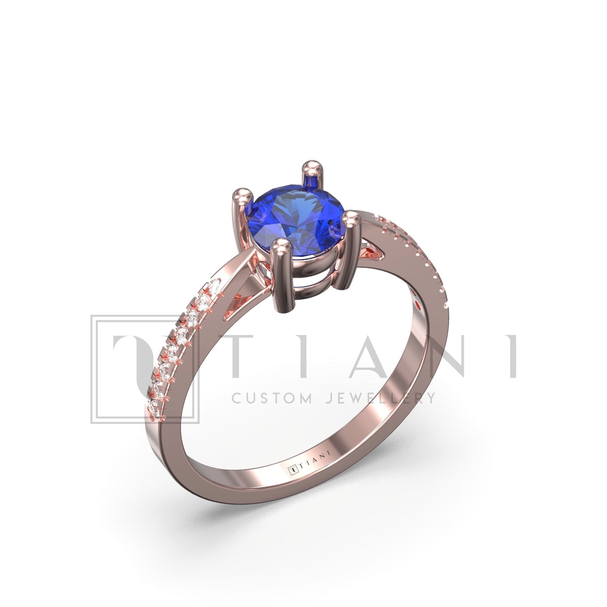 diamond and sapphire engagement rings