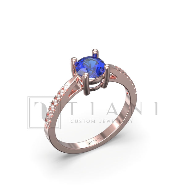diamond and sapphire engagement rings