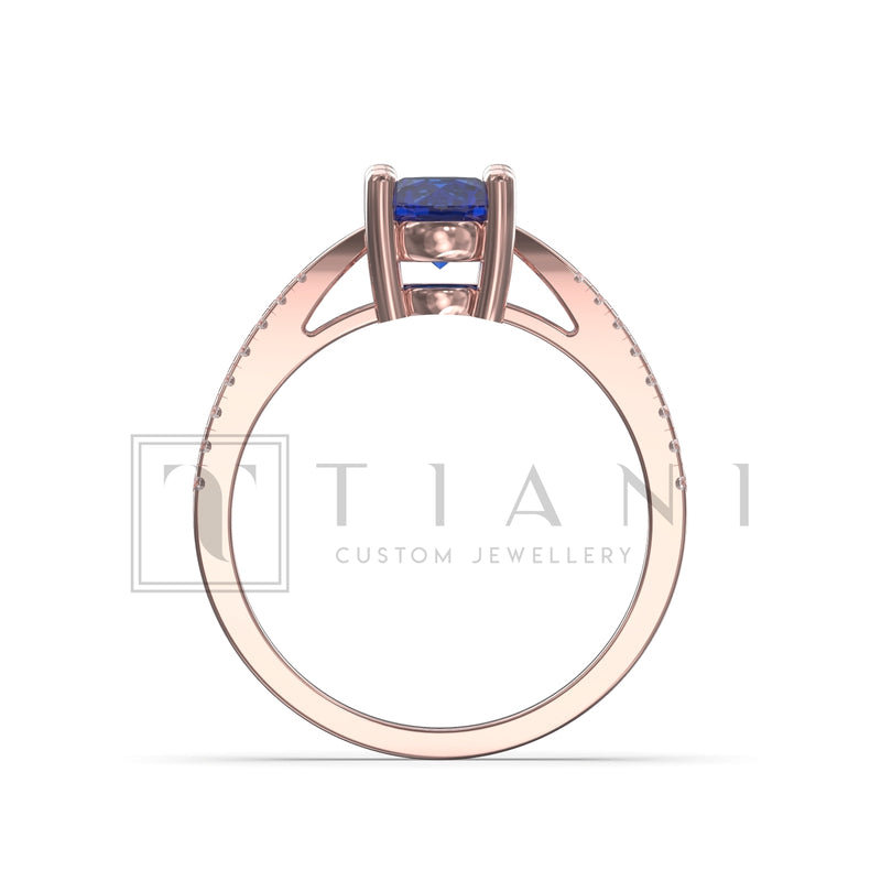 diamond and sapphire engagement rings