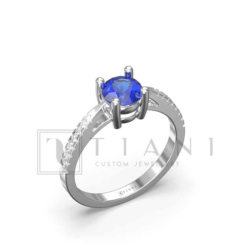 diamond and sapphire engagement rings