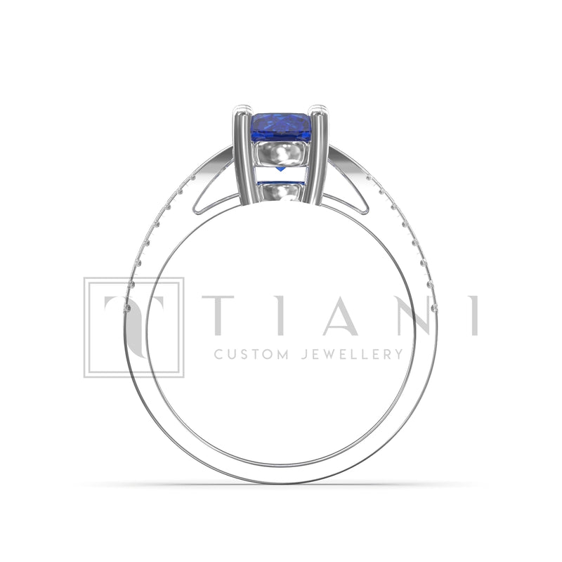 diamond and sapphire engagement rings