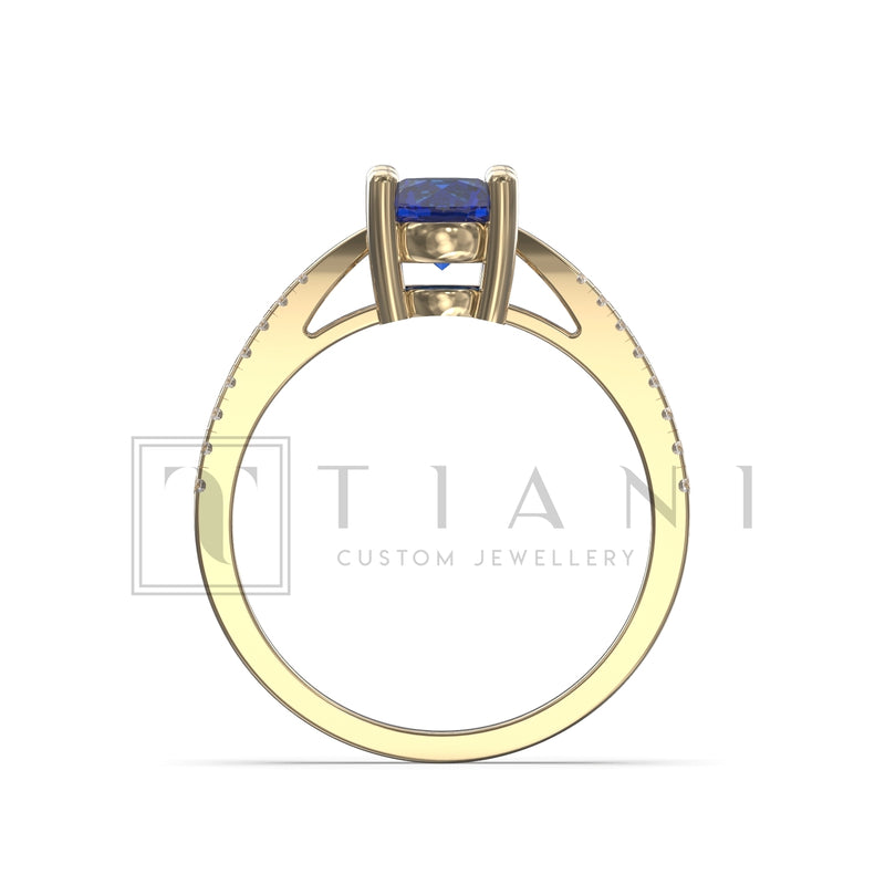 diamond and sapphire engagement rings