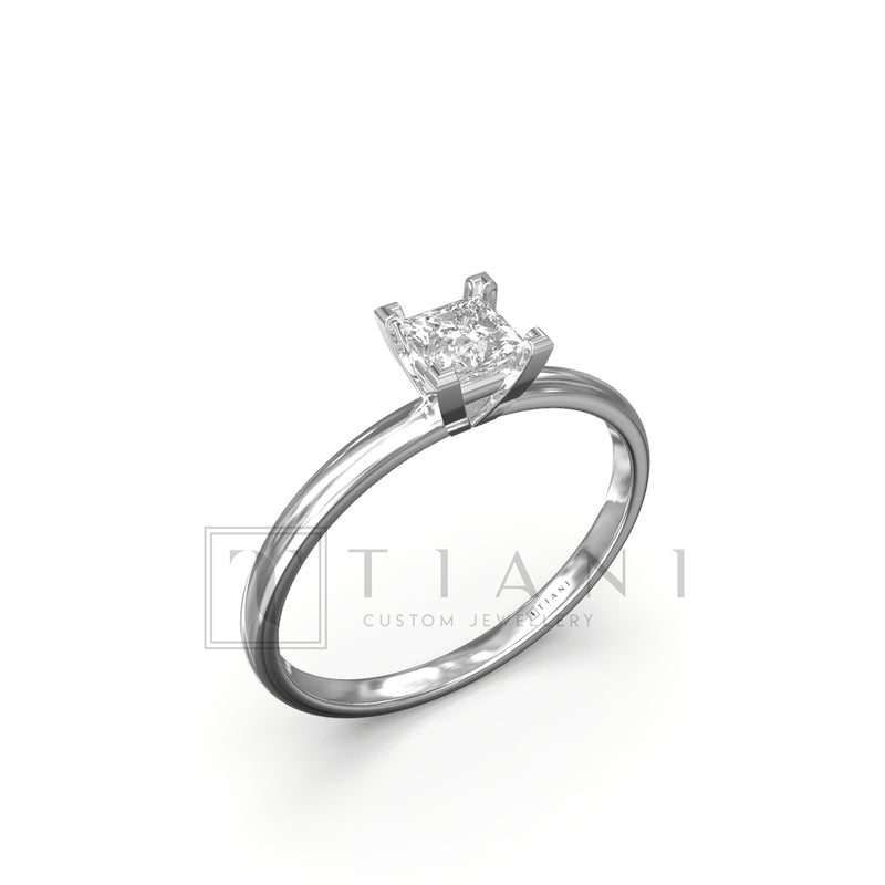 princess cut diamond engagement ring