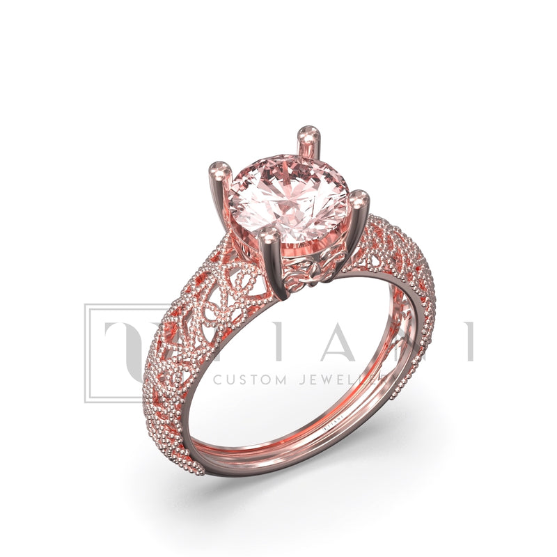 art deco engagement ring