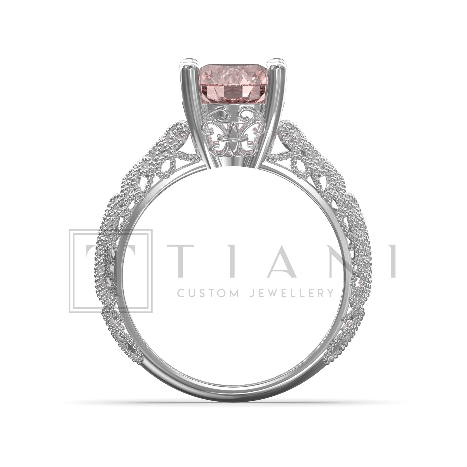 art deco engagement ring